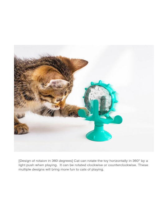 Pet Interest Runner Leaking Cat Toy Light Blue Blue 74x138x163mm