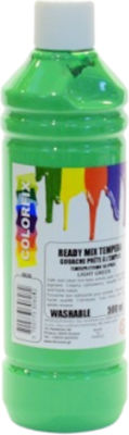 Colorfix Ready Mix Tempera Tempera Colour Paint Bottle 500ml Green