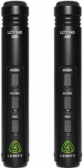 Lewitt LCT 140 Air Pair Πυκνωτικό Μικρόφωνο XLR Shock Mounted για Φωνητικά