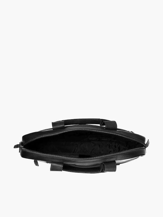 Leather Men's Briefcase Black