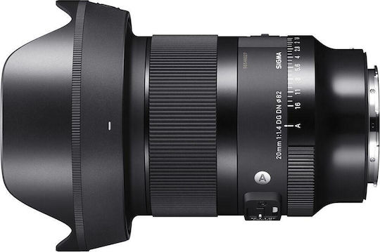Sigma Full Frame Camera Lens 20mm f/1.4 DG DN Art Ultra-Wide Zoom for Leica L Mount Black