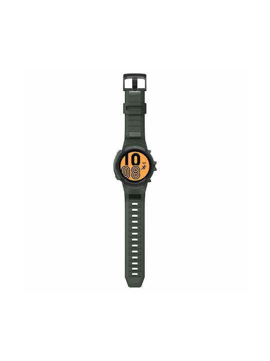 Spigen Rugged Armor ”Pro” Silikonhülle Military Green für Galaxy Watch 4 / 5 (44 mm)