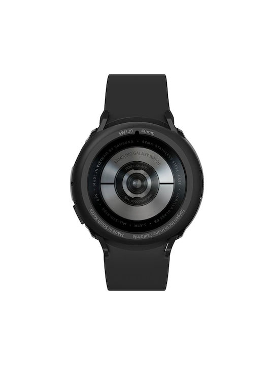 Spigen Liquid Air Silicone Case in Black color for Galaxy Watch 4 40mm