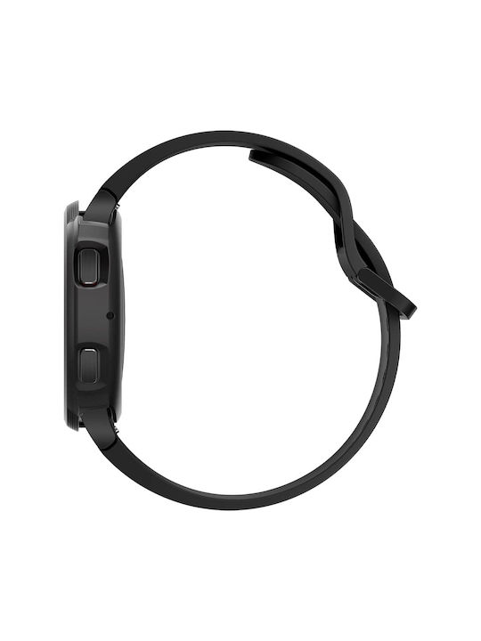 Spigen Liquid Air Silicone Case in Black color for Galaxy Watch 4 40mm
