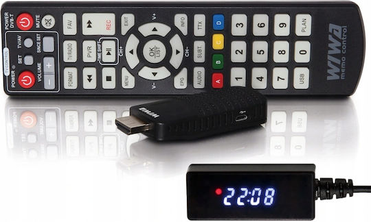 WIWA H.265 DVB-T/T2 Mpeg-4 Digital Receiver HD (720p) with PVR (Record to USB) Function Connection HDMI