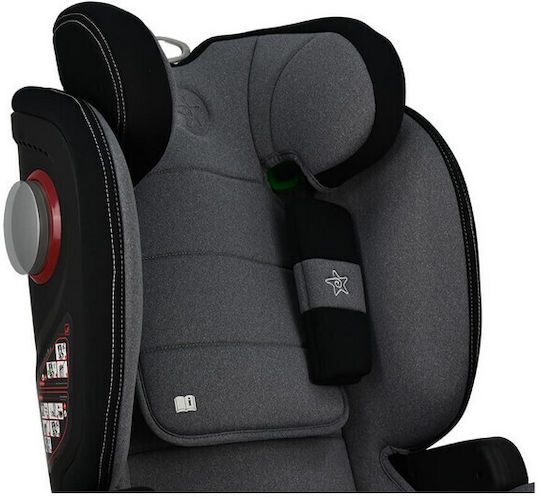 Bebe Stars Leon Plus Καθισματάκι Αυτοκινήτου i-Size με Isofix Grey