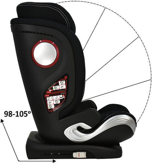 Bebe Stars Leon Plus Baby Car Seat i-Size with Isofix Black