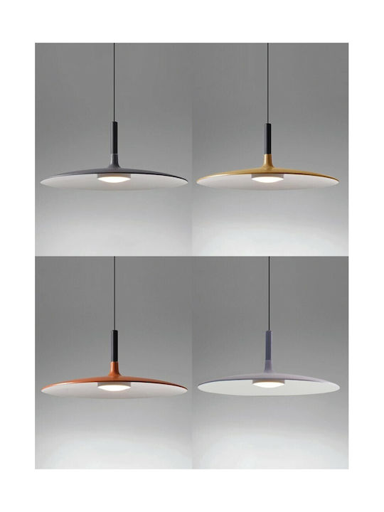 VK Lighting VK/04413PE/OR/W/45 Pendant Light LED with Warm White Light Orange