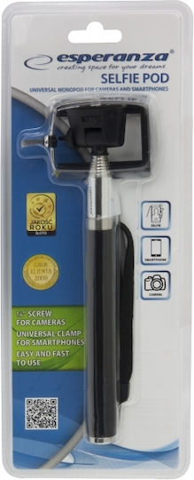 Esperanza EMM107 Selfie Stick Μαύρο EMM107