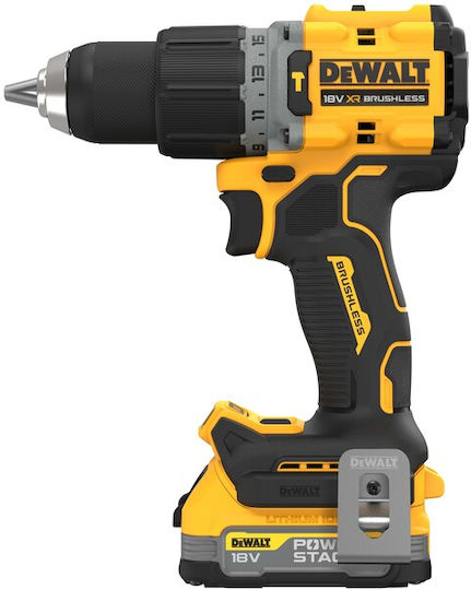 Dewalt PowerStack Percussive Drill Driver Battery Brushless 18V 2x1.7Ah