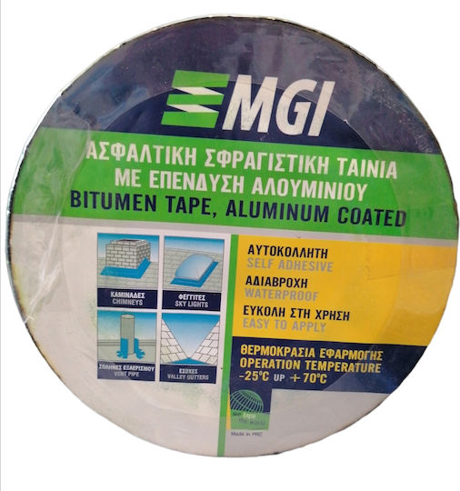 MGI Bandă Membrană Bituminoasă Argintie Cu Folie De Aluminiu 98610