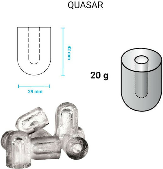 ITV Ice Makers Quasar NGQ 60A Παγομηχανή Ανάδευσης με Ημερήσια Παραγωγή 72kg & Χωρητικότητα 30kg