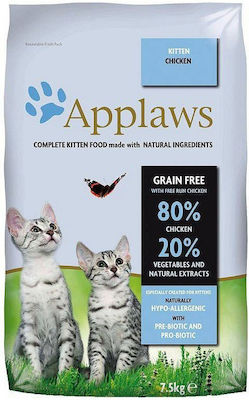 Applaws Kitten Grain Free Dry Food for Juvenile Cats with Chicken 7.5kg