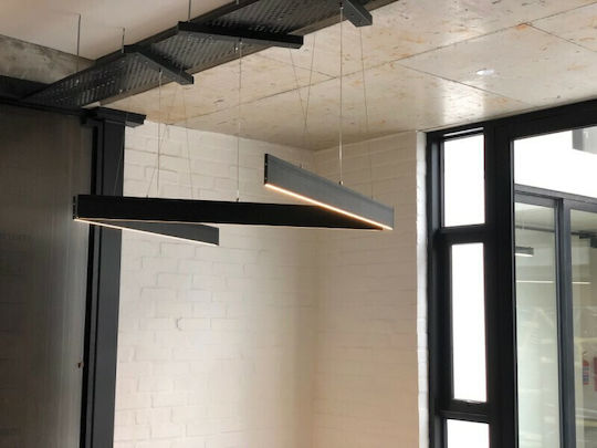 VK Lighting Commercial Linear LED Ceiling Light Natural White IP45 119.9cm