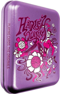 Cartamundi Harley Quinn Plastic Collectable Card Deck Purple