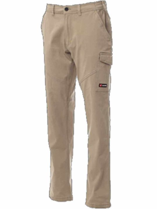 Payper Worker Work Pants Khaki Work Trousers Khaki made of Cotton 000928-0331-K