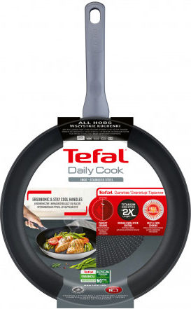 Tefal Daily Cook 30cm aus Edelstahl mit Antihaftbeschichtung