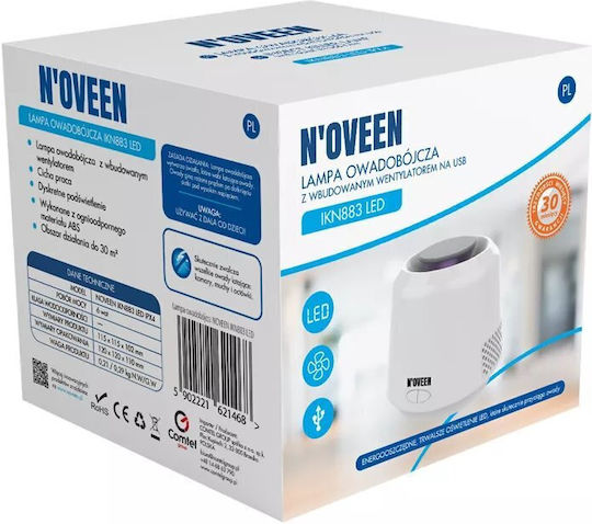 N'Oveen Înșelătorie electrică pentru insecte Lumini LED 6W 30m² IKN883