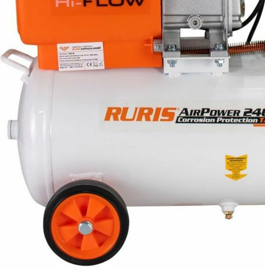 Ruris AIRPOWER 2400 Luftkompressor mit Leistung 2hp und Lufttank 24Es 166680301