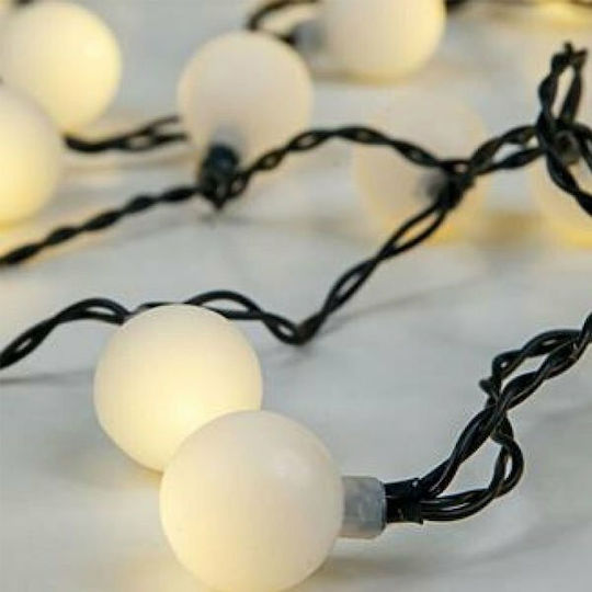 80 Lichterketten LED 6.3m. Warmes Weiß in Zeichenfolge 1Stück