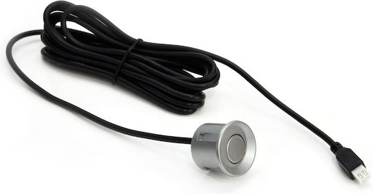AMiO Car Parking System Back with Screen / Buzzer and 4 Sensors 22mm 12V in Silver Color