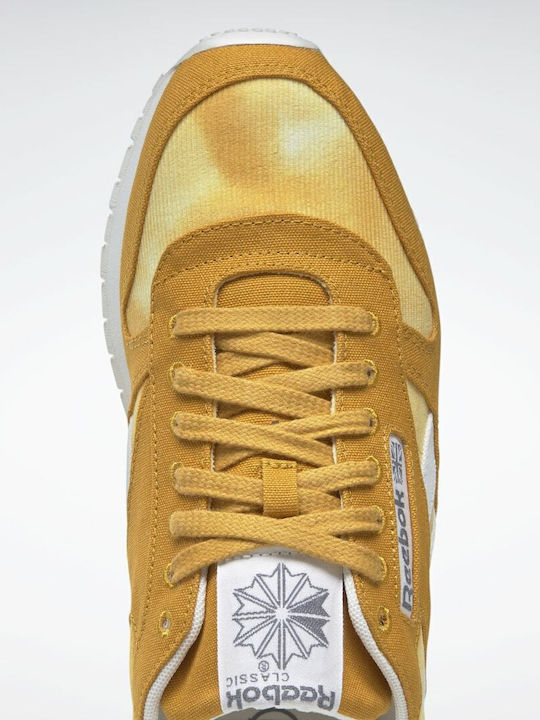 Reebok classic jaune sale moutarde