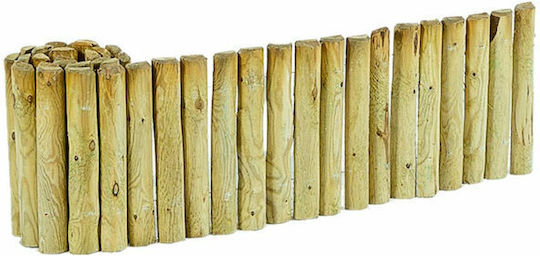 Showood Ξύλινη Μπορντούρα Κήπου σε Μπεζ Χρώμα 30cm x 1.8m
