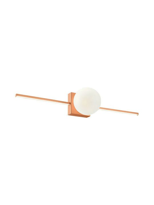 Luma Modern Leuchte Wand mit Fassung G9 Kupfer 90x16cm