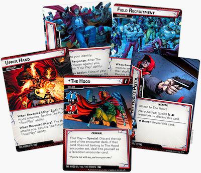 Fantasy Flight Marvel Champions: The Card Game - The Hood Scenario O bucată FFMC24