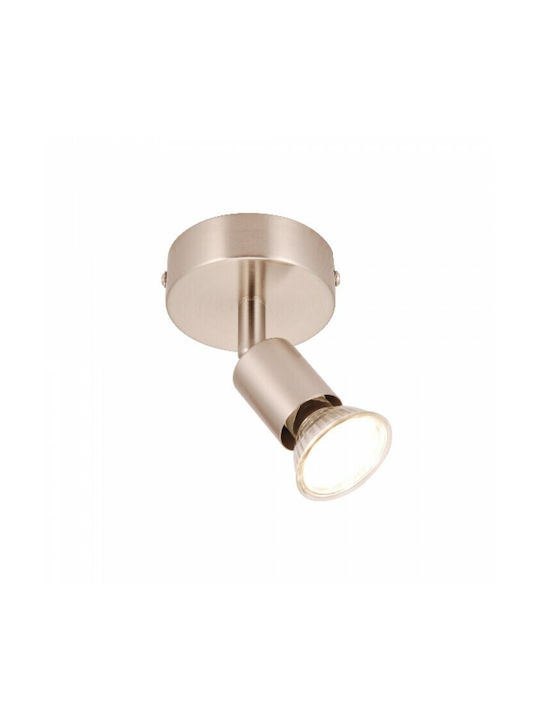 Lucas Einzel Spot mit Fassung GU10 in Gold Farbe