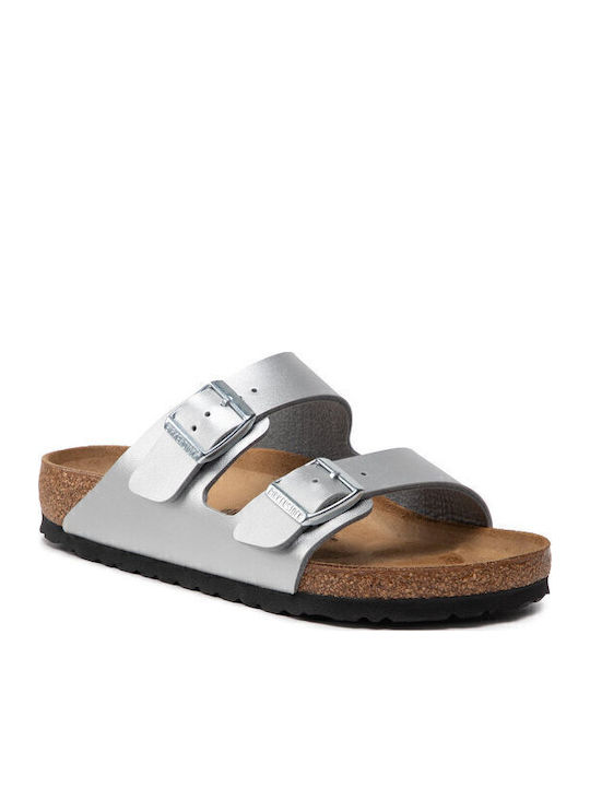Arizona Women's Flat Sandals in Silver Color Regular Fit