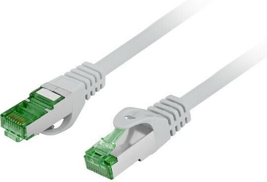 Lanberg S/FTP Cat.7 (10Gbps) Καλώδιο Δικτύου Ethernet 0.5m Γκρι