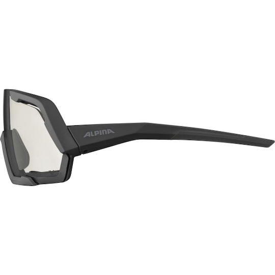 Alpina Ochelari de ciclism Rocket V cu Montură Negru și Lentile Transparent