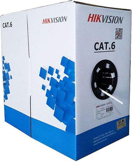 Hikvision U/UTP Cat.6 Ethernet Network Cable Without Terminated Connectors 305m Gray