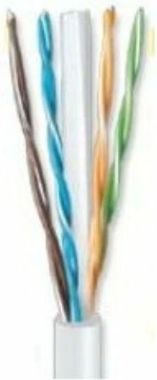 Anga U/UTP Cat.6 (Gigabit) Cablu De Rețea Ethernet Fără Conectori 305m Alb