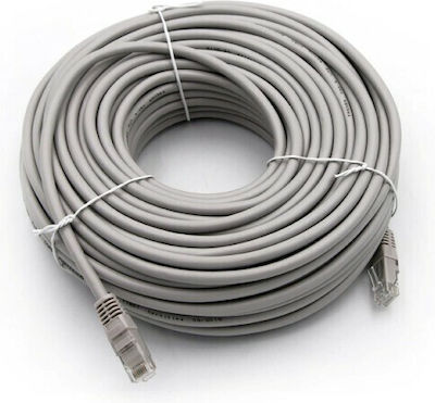 Adeleq U/UTP Cat.5e Ethernet Network Cable 30m Gray 1pcs