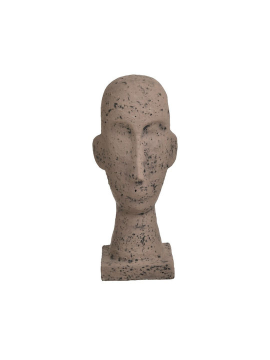 Inart Decorativă Bust din Beton 14x14x33cm 1buc