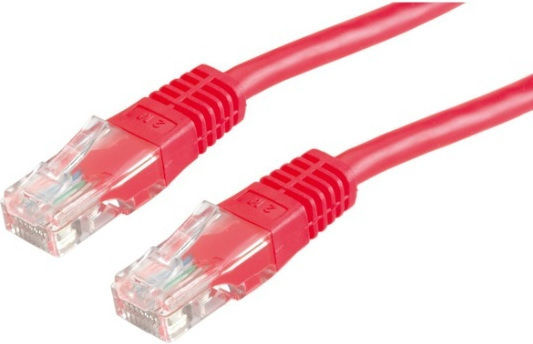 Roline U/UTP Cat.6 Ethernet Network Cable 3m Red 1pcs