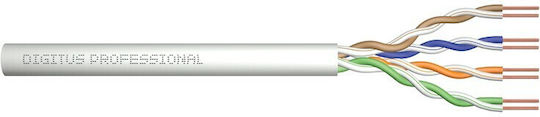 Digitus U/UTP Cat.5e (Gigabit) Καλώδιο Δικτύου Ethernet χωρίς ακροδέκτες 100m Γκρι
