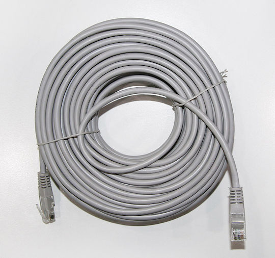 Adeleq U/UTP Cat.5e Ethernet Network Cable 30m Gray