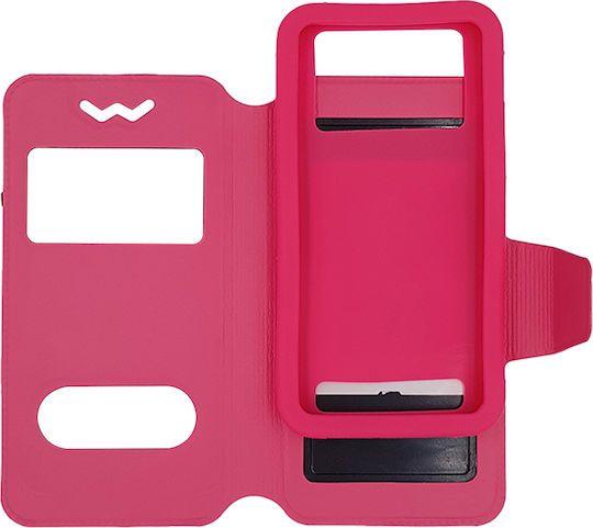 Universal S-View Buchhülle bis 3.3" Fuchsie