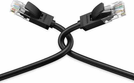 Ugreen Flat U/UTP Cat.6 (Gigabit) Network Cable Ethernet 2m Black