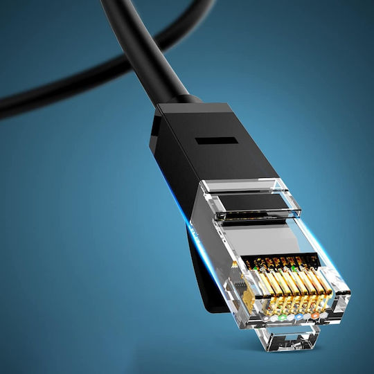 Ugreen Flat U/UTP Cat.6 (Gigabit) Network Cable Ethernet 2m Black