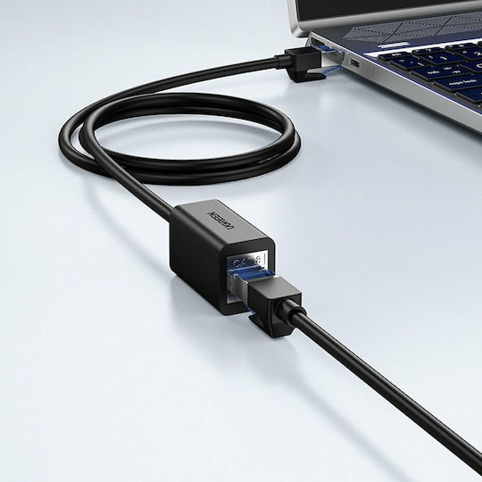 Ugreen S/FTP Cat.8 (40Gbps) Καλώδιο Δικτύου Ethernet 2m Μαύρο