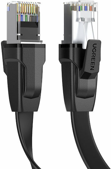 Ugreen Равен U/FTP (STP) Кат.8 (40Gbps) Мрежов Кабел Ethernet 1м Черен