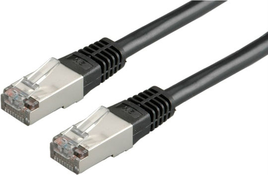 Value S/FTP Cat.6 Ethernet Network Cable 0.5m Black 1pcs