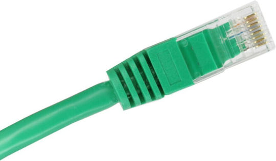 A-LAN U/UTP Cat.5e (Gigabit) Καλώδιο Δικτύου Ethernet 0.25m Πράσινο