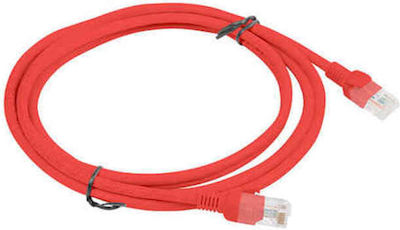 Lanberg U/UTP Cat.6 Ethernet Network Cable 0.5m Red 1pcs