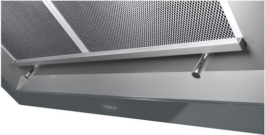 Teka DLV 98660 TOS Απορροφητήρας Καμινάδα Ανακύκλωσης 90cm Stone Grey