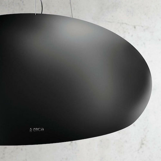 Elica Seashell BL/F/80 Insulă Hotă Recirculare 80cm Negru